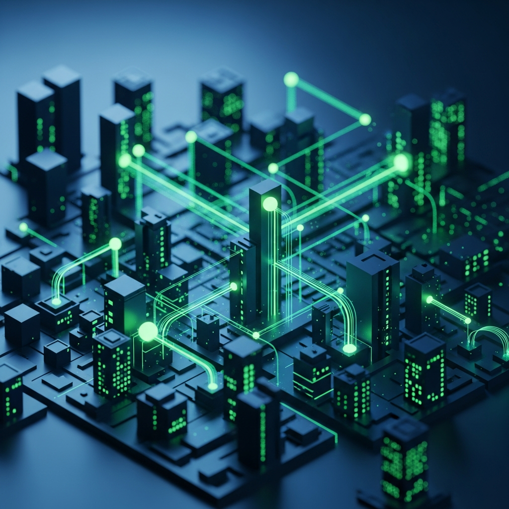 Local SEO data visualization showing Google Maps ranking metrics and local search analytics